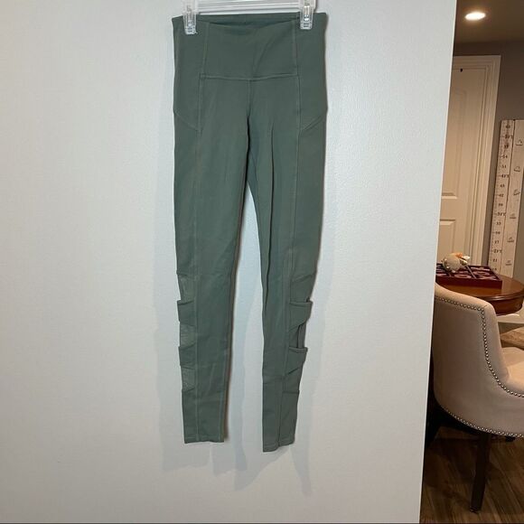 Athleta Army Green Leggings XXS - Picture 1 of 6